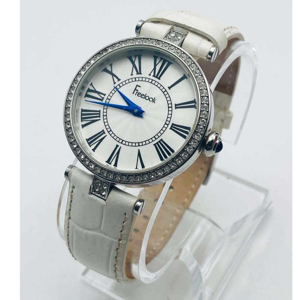 Freelock Women's Quartz Watch 35mm - New Battery WR 3ATM All Steel Case